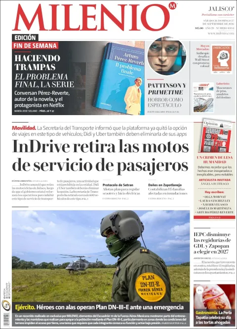 Portada de Milenio Jalisco