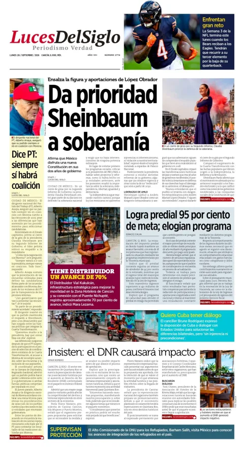 Portada de Luces del Siglo
