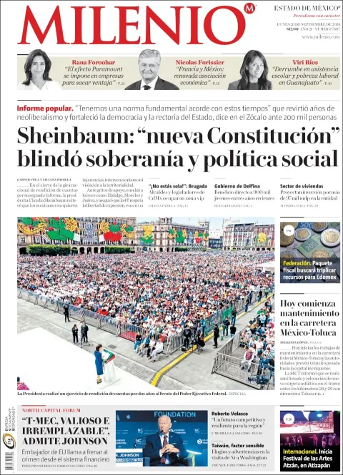 Portada de Milenio Edo de Mexico