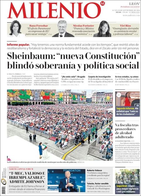 Portada de Milenio Leon