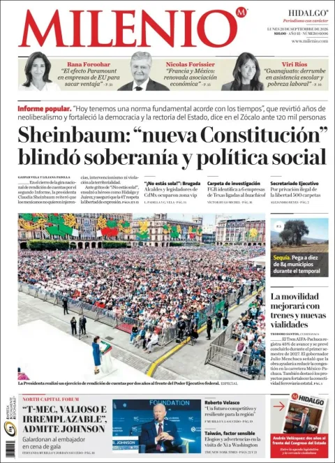 Portada de Milenio Hidalgo