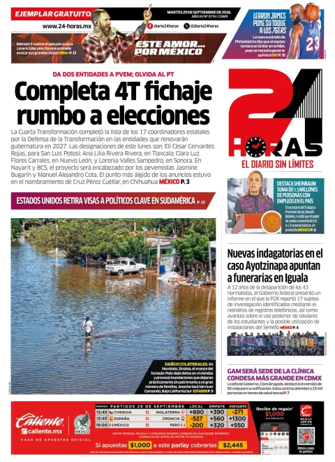 Portada de 24 Horas