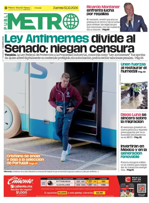 Portada de Publimetro Merida