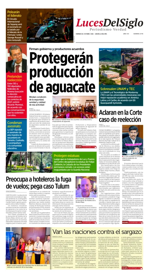 Portada de Luces del Siglo