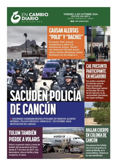 Portada de En Cambio - Quintana Roo (portada)