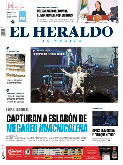 Portada de El Heraldo de Mexico