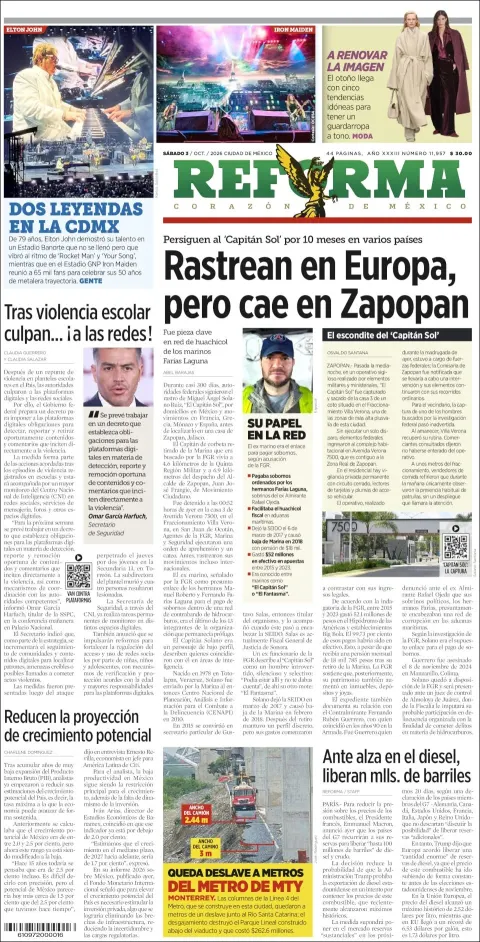 Portada de Reforma