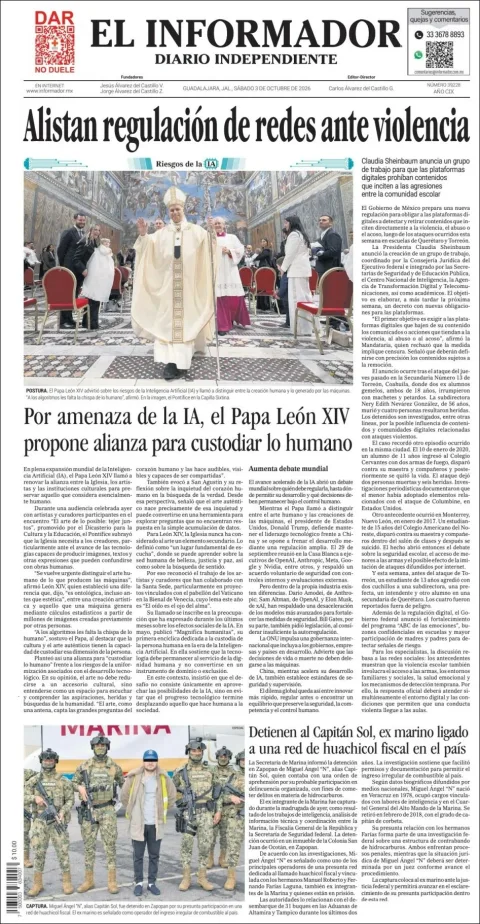Portada de El Informador