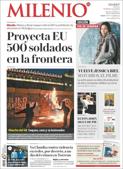 Portada de Milenio