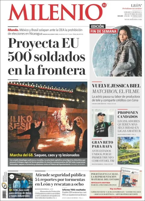 Portada de Milenio Leon