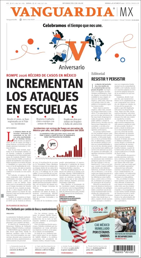 Portada de Vanguardia
