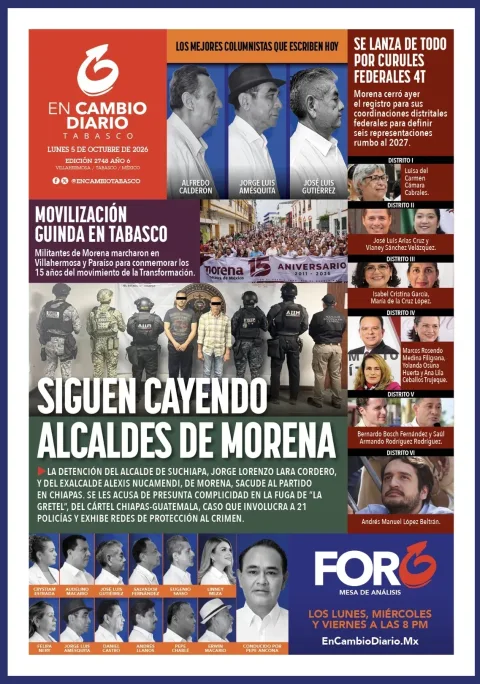 Portada de En Cambio - Tabasco (contraportada)