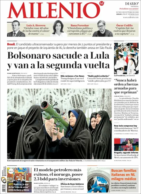Portada de Milenio
