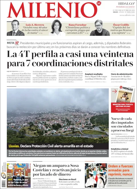 Portada de Milenio Hidalgo