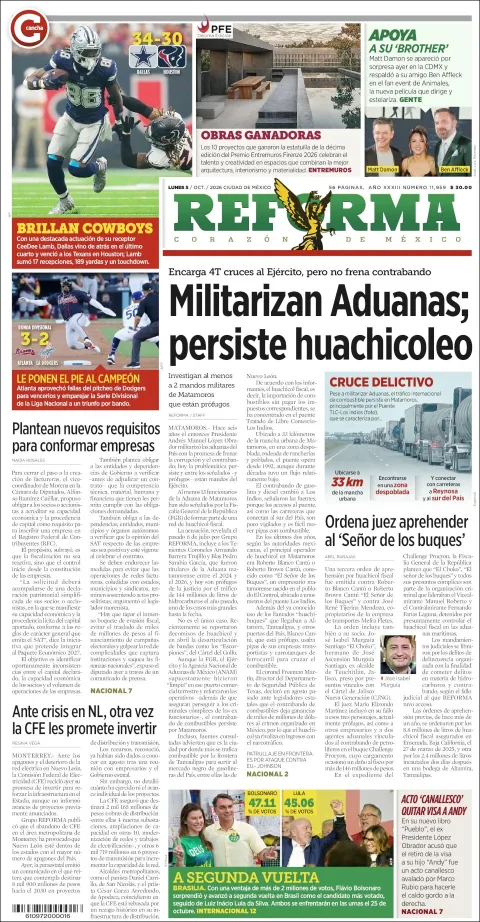 Portada de Reforma