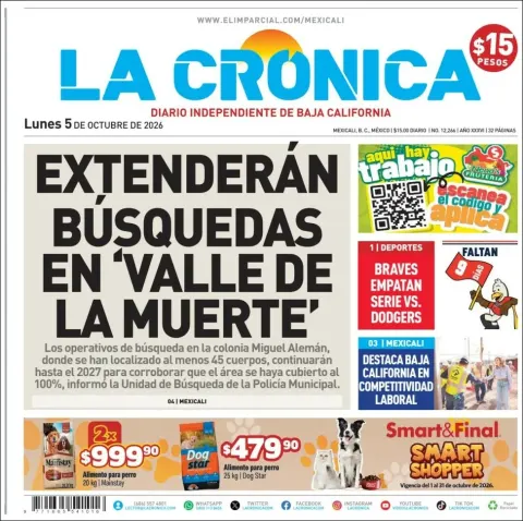 Portada de La Cronica