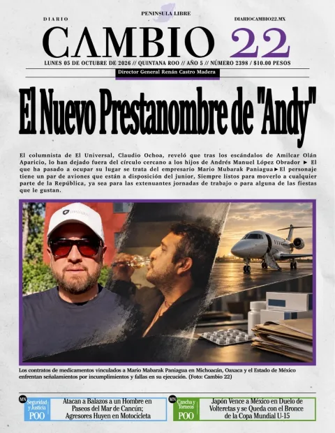 Portada de Diario Cambio 22 (portada)