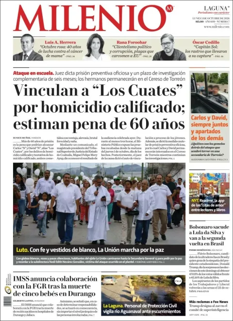 Portada de Milenio Laguna