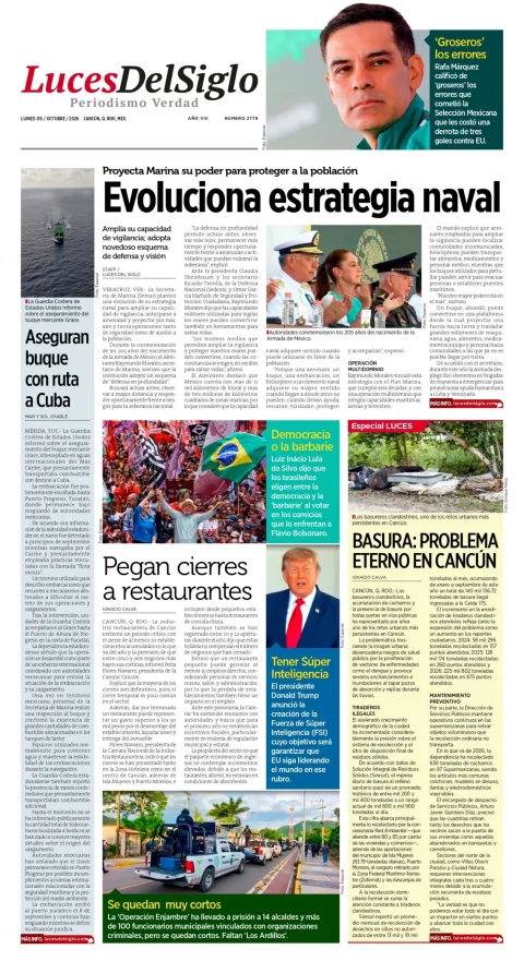 Portada de Luces del Siglo
