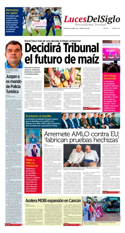 Portada de Luces del Siglo