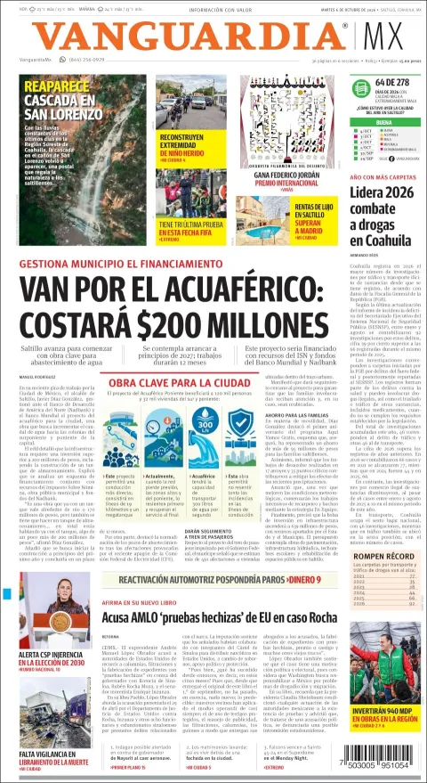 Portada de Vanguardia