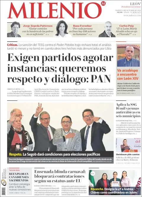 Portada de Milenio Leon