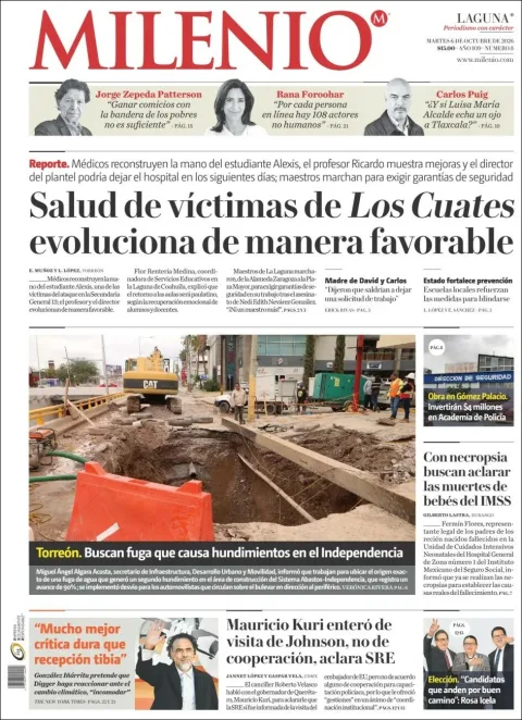 Portada de Milenio Laguna