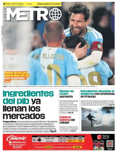 Portada de Publimetro Merida