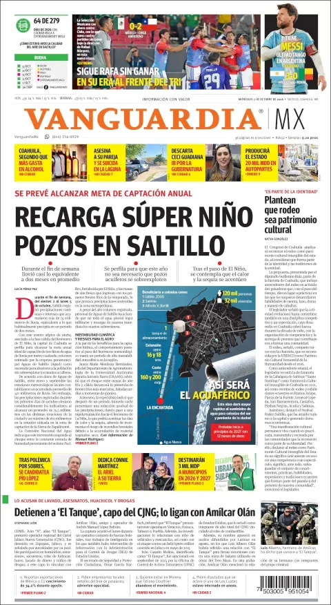 Portada de Vanguardia