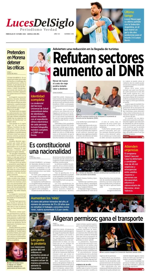 Portada de Luces del Siglo