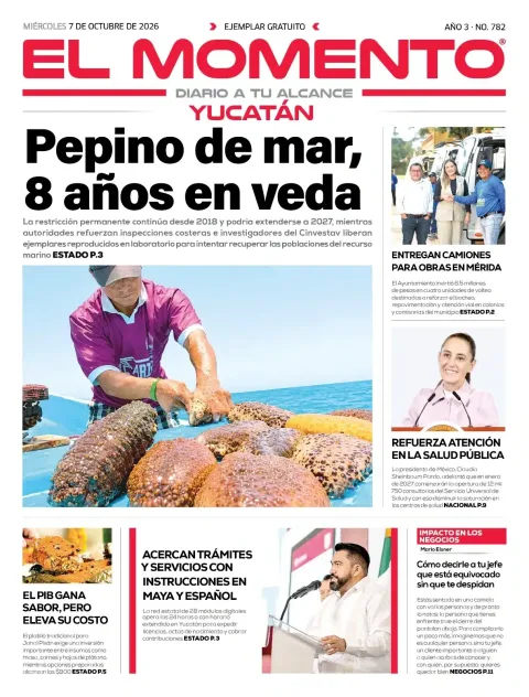 Portada de El Momento Yucatan