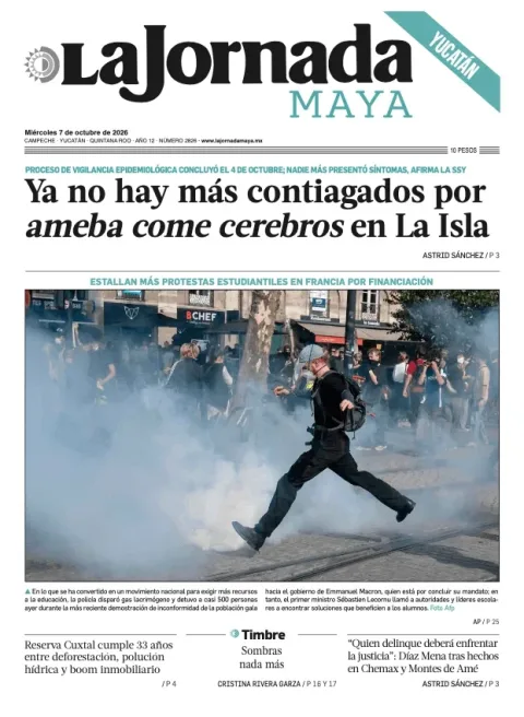 Portada de La Jornada Maya Yucatán