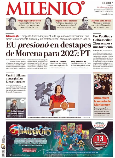 Portada de Milenio