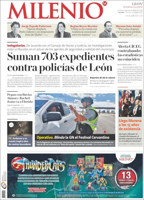 Portada de Milenio Leon