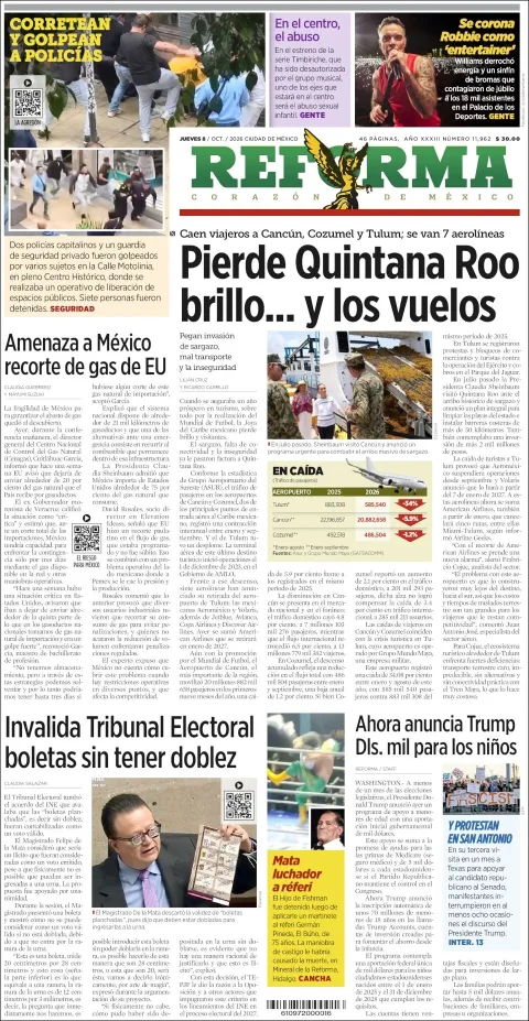 Portada de Reforma