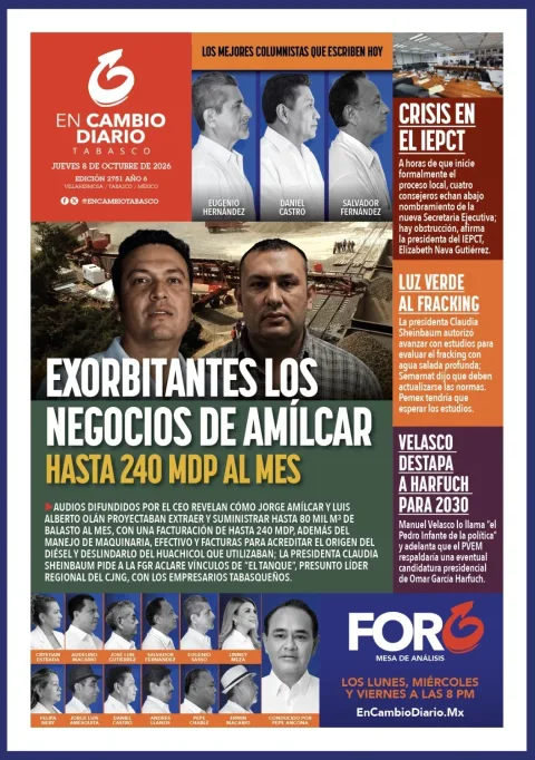 Portada de En Cambio - Tabasco (Contraportada)