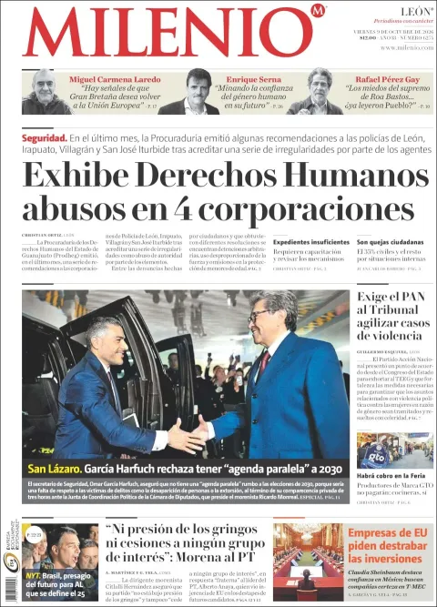 Portada de Milenio Leon