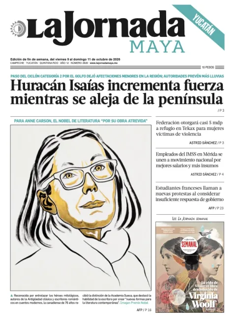 Portada de La Jornada Maya Yucatán