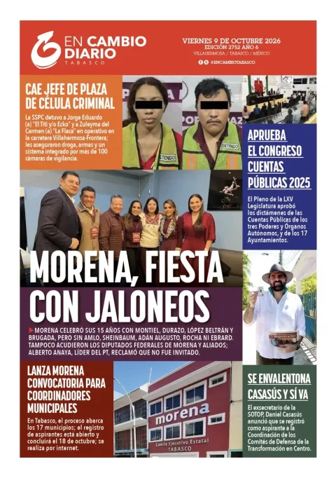 Portada de En Cambio - Tabasco (Portada)