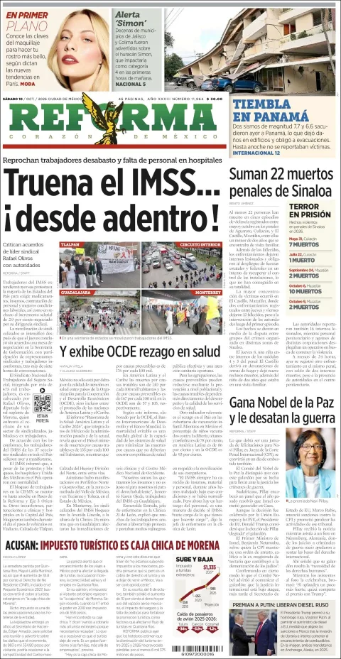 Portada de Reforma