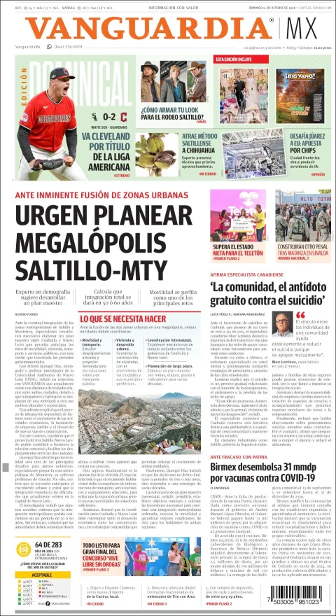 Portada de Vanguardia