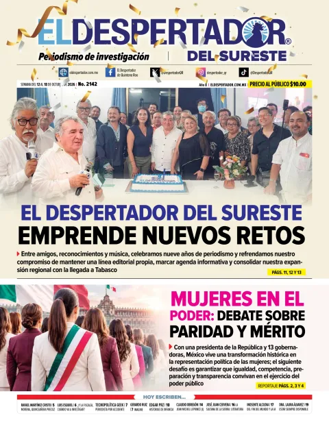 Portada de El Despertador de Quintana Roo