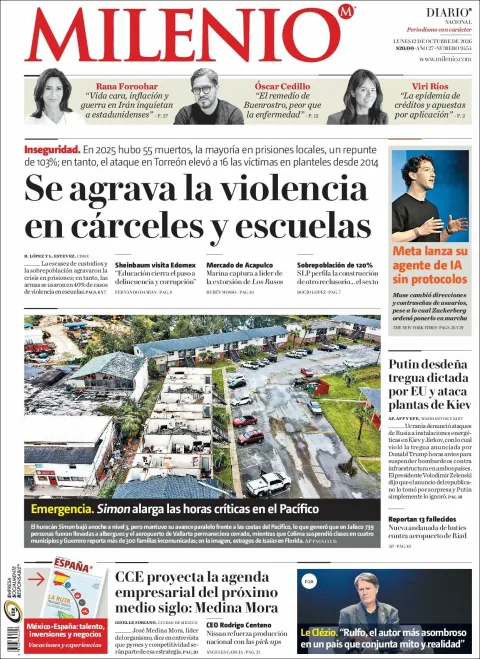 Portada de Milenio