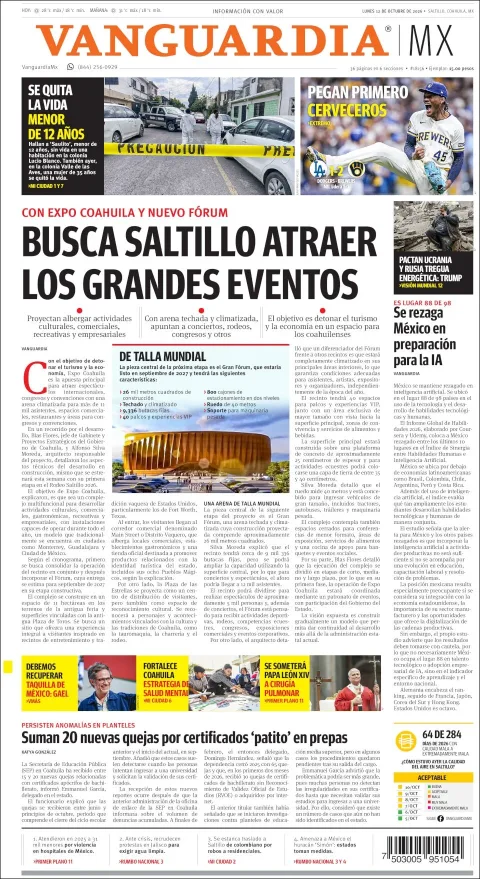 Portada de Vanguardia