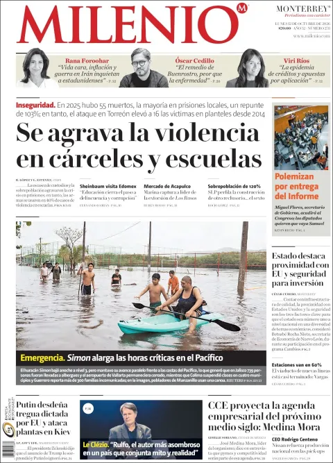Portada de Milenio Edo de Mexico