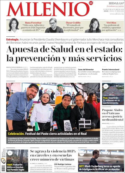 Portada de Milenio Hidalgo