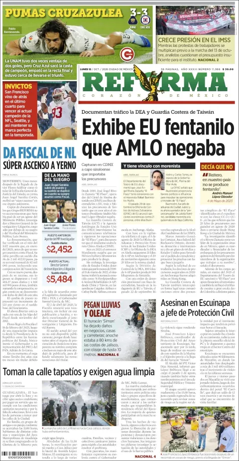 Portada de Reforma