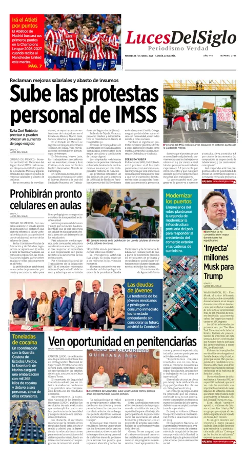 Portada de Luces del Siglo