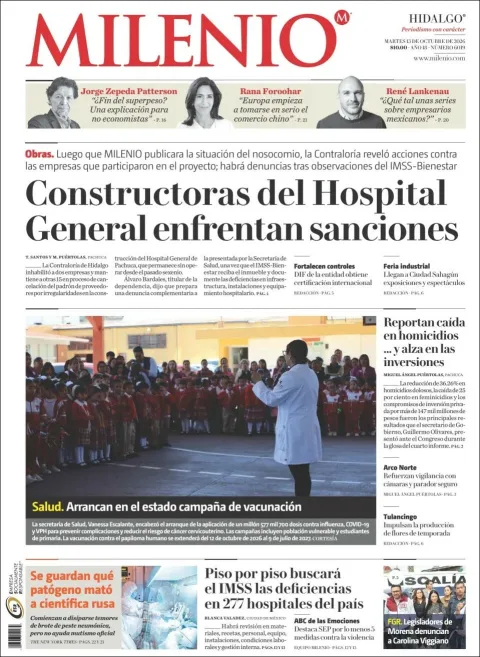 Portada de Milenio Hidalgo