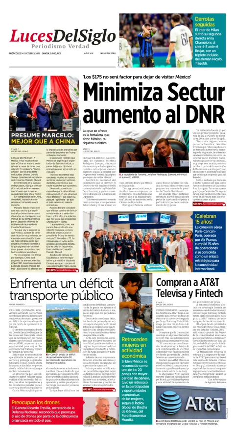 Portada de Luces del Siglo